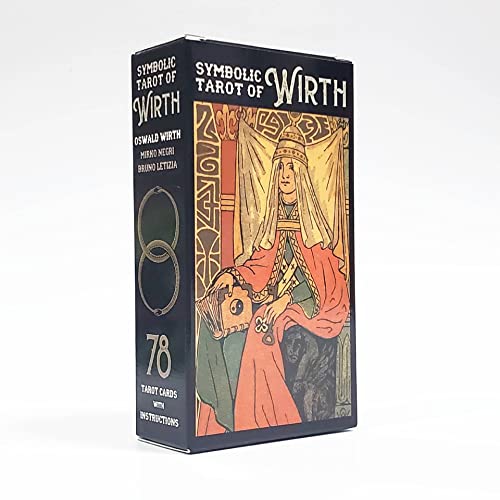 AAHOME Symbolisches Tarot von Wirth, Tarotkarten, Oracle-Karten für Wahrsagerei, Schicksal, Tarot-Deck, Brettspiel für Erwachsene, Tarot-Deck, Astrologie Symbolic Tarot of Wirth von AAHOME