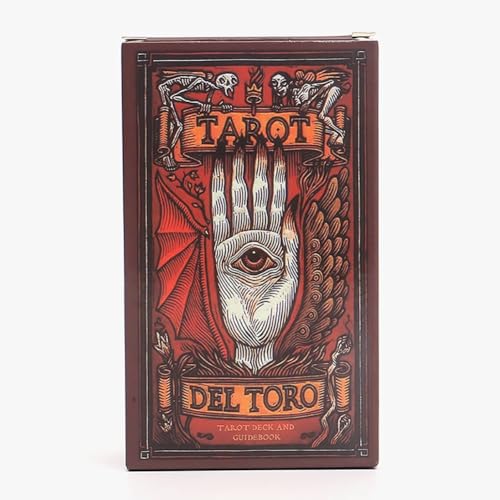 AAHOME Tarot del A Tarot-Deck und Reiseführer, inspiriert von der Welt von Guillermo del Toro, Neuheitenbuch, Einsteiger-Kartenspiel-Deck-Spielzeug Tarot del Toro von AAHOME