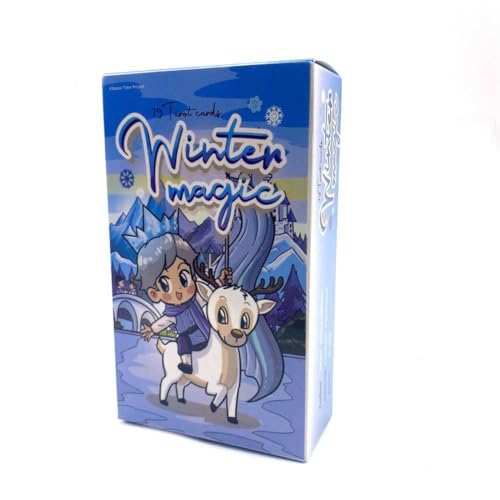 Winter Magic Tarotkarten Tarotkarten mit Ratgeber Tarotdeck für Anfänger Winter Magic Tarot Cards von AAHOME