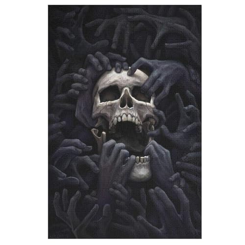 1000 Teile Puzzle Für Jugendliche,Totenkopf Puzzles,Erwachsenenpuzzle,Holzpuzzles,Dekompressionsspiel,Spielzeugpuzzles 78×53cm 1000 Teile Puzzle Für Jugendliche,Totenkopf Puzzles,Erwachsenenpuzzle,Holzpuzzles,Dekompressionsspiel,Spielzeugpuzzles 78×53cm von AAPZY