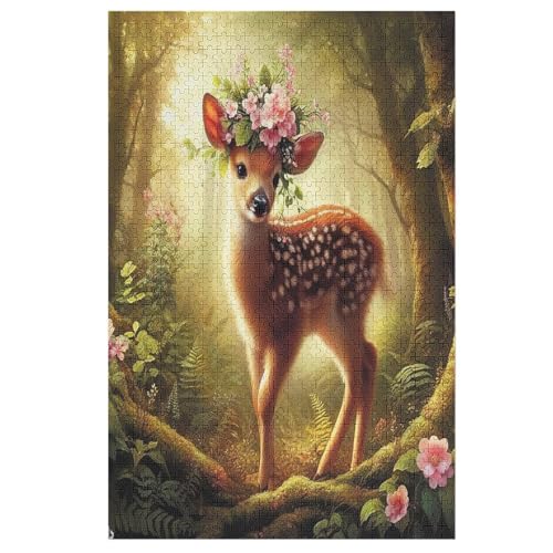 1000 Teile Puzzle Für Jungen Und Mädchen, Standard-Puzzles, Hirsch -Puzzles, Familienspiele, 78×53cm 1000 Teile Puzzle Für Jungen Und Mädchen, Standard-Puzzles, Hirsch -Puzzles, Familienspiele, 78×53cm von AAPZY