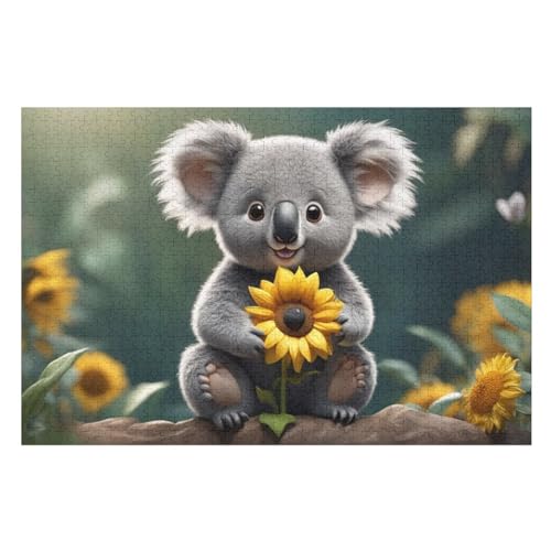 1000 Teile Puzzle Für Jungen Und Mädchen, Standard-Puzzles, Koala -Puzzles, Familienspiele, （75×50cm） von AAPZY