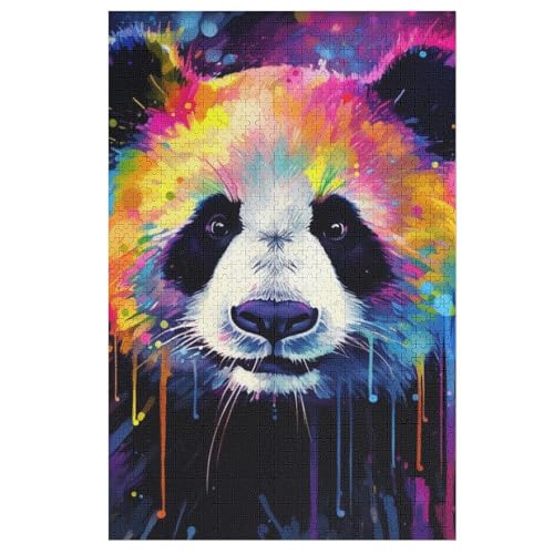 1000 Teile Puzzle Für Jungen Und Mädchen, Standard-Puzzles, Panda -Puzzles, Familienspiele, 78×53cm von AAPZY