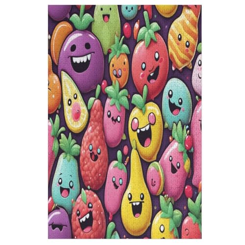 1000-teiliges Puzzle Für Erwachsene, Frucht -Puzzle, Holzpuzzle, Gehirn-Herausforderung, Puzzle-Spielzeugspiel 78×53cm von AAPZY