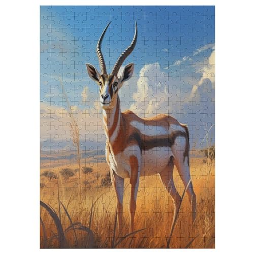 300 Teile Puzzle Für Jugendliche,Antilope Puzzles,Erwachsenenpuzzle,Holzpuzzles,Dekompressionsspiel,Spielzeugpuzzles （42×30cm） von AAPZY