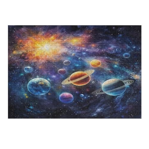 300-teiliges Puzzle Für Erwachsene, Der Himmel -Puzzle, Holzpuzzle, Gehirn-Herausforderung, Puzzle-Spielzeugspiel （40×28cm） von AAPZY