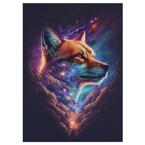 300-teiliges Puzzle Für Erwachsene, Fuchs -Puzzle, Dekompressionsspiel, Spielzeugpuzzles, Geburtstagsgeschenke （42×30cm） von AAPZY