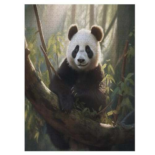 500 Teile Puzzle Für Jugendliche,Panda Puzzles,Erwachsenenpuzzle,Holzpuzzles,Dekompressionsspiel,Spielzeugpuzzles （55×41cm） von AAPZY