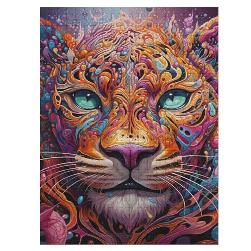 500 Teile Puzzle Für Jungen Und Mädchen, Standard-Puzzles, Tiger -Puzzles, Familienspiele, （55×41cm） von AAPZY