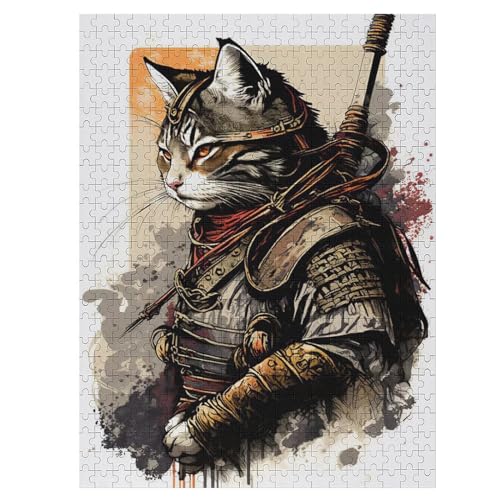 500-teiliges Puzzle Für Erwachsene, Katze -Puzzle, Dekompressionsspiel, Spielzeugpuzzles, Geburtstagsgeschenke （55×41cm） von AAPZY