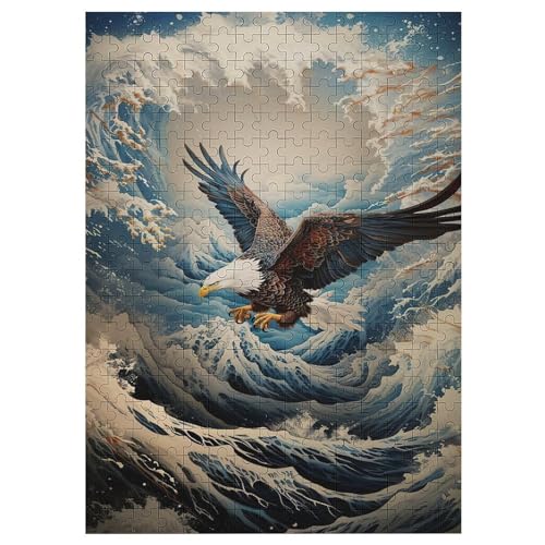 Adler – Puzzle 300 Teile, Holzpuzzle, Herausforderndes Geschicklichkeitsspiel Für Die Ganze Familie, Kinder Erwachsenenpuzzle Ab 12 Jahren 42×30cm von AAPZY