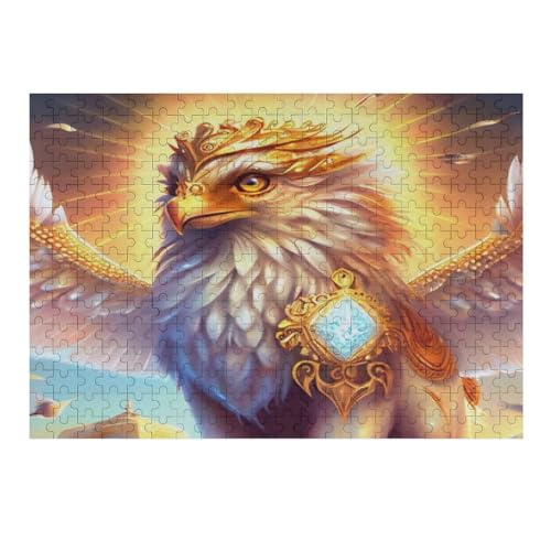 Adler Puzzles 300 Teile Erwachsener Kniffel Spaß Für Die Ganze Familie - 300 Puzzleteilige Motive, Holzpuzzle Kinder Erwachsene, Impossible Puzzle Schwer （40×28cm） von AAPZY