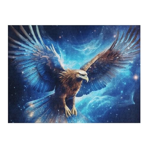 Adler Puzzles 500 Teile Erwachsener Kniffel Spaß Für Die Ganze Familie - 500 Puzzleteilige Motive, Holzpuzzle Kinder Erwachsene, Impossible Puzzle Schwer （52×38cm） von AAPZY