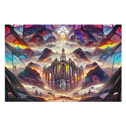 Besitzer der Welt Puzzles 1000 Teile Erwachsener Kniffel Spaß Für Die Ganze Familie - 1000 Puzzleteilige Motive, Holzpuzzle Kinder Erwachsene, Impossible Puzzle Schwer （75×50cm） von AAPZY