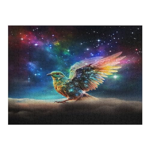 Cute Vogel 500 Teile Puzzle Für Erwachsene, Herausforderung Puzzles - Familienpuzzle Verringerter Druck Schwieriges Puzzle Rahmen Holzpuzzle Für Erwachsene Kinder 12+ （52×38cm） von AAPZY