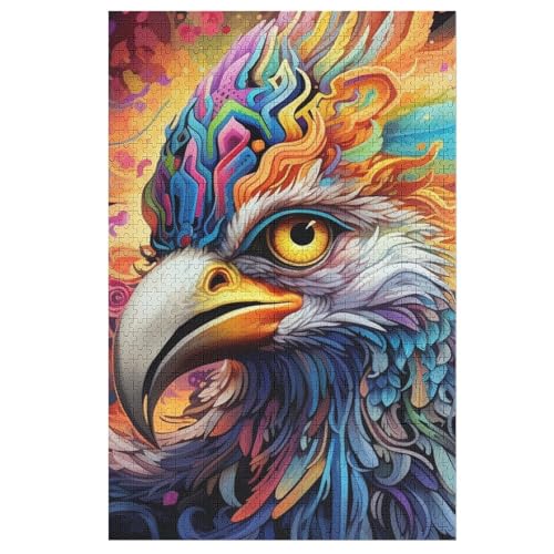 Drache Puzzles 1000 Teile Erwachsener Kniffel Spaß Für Die Ganze Familie - 1000 Puzzleteilige Motive, Holzpuzzle Kinder Erwachsene, Impossible Puzzle Schwer 78×53cm von AAPZY