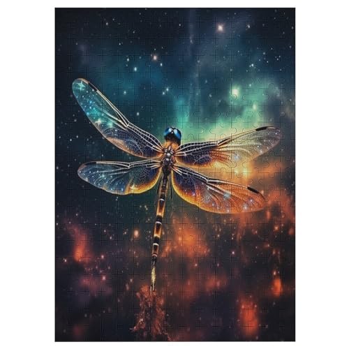 Drachefly -Puzzle, 300 Teile,Holzpuzzle Für Erwachsene Kinder, Lustiges Spielzeug, Denkspiel, Spielzeug, Bildungsspiel, Herausforderung, Pädagogisch, 42×30cm von AAPZY