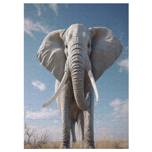 ElephAmeise – Puzzle 300 Teile, Holzpuzzle, Herausforderndes Geschicklichkeitsspiel Für Die Ganze Familie, Kinder Erwachsenenpuzzle Ab 12 Jahren 42×30cm von AAPZY