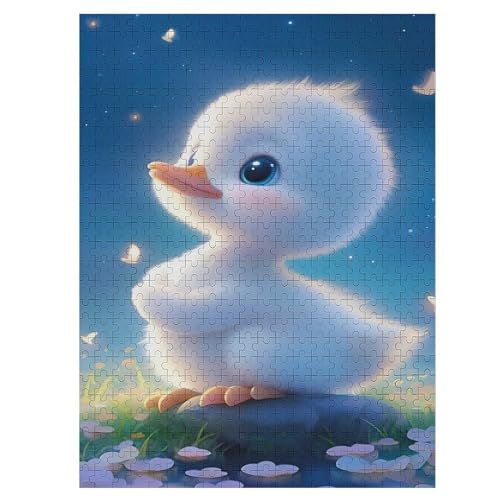 Ente Holzpuzzle 500 Teile Klassische Puzzles Erwachsene Kinder Puzzle DIY Kit Holzspielzeug Einzigartiges Geschenk Moderne Wohnkultur （55×41cm） von AAPZY