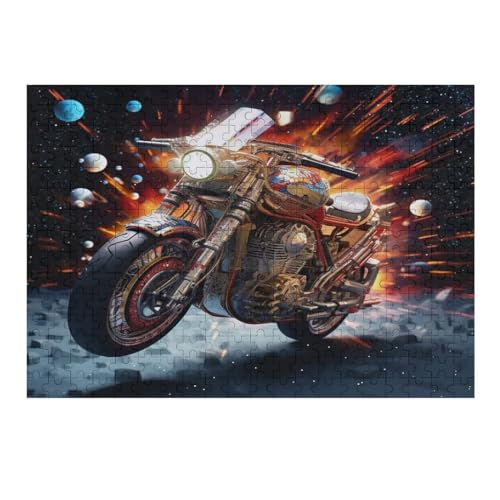 Fantasy-Motorrad Puzzles 300 Teile Erwachsener Kniffel Spaß Für Die Ganze Familie - 300 Puzzleteilige Motive, Holzpuzzle Kinder Erwachsene, Impossible Puzzle Schwer （40×28cm） von AAPZY