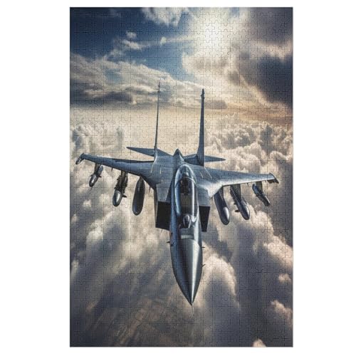 Flugzeugjäger 1000 Teile Puzzle Für Erwachsene, Herausforderung Puzzles - Familienpuzzle Verringerter Druck Schwieriges Puzzle Rahmen Holzpuzzle Für Erwachsene Kinder 12+ 78×53cm Flugzeugjäger 1000 Teile Puzzle Für Erwachsene, Herausforderung Puzzles - Familienpuzzle Verringerter Druck Schwieriges Puzzle Rahmen Holzpuzzle Für Erwachsene Kinder 12+ 78×53cm von AAPZY