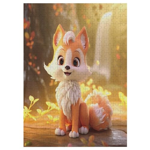 Fuchs 300 Teile Puzzle, Holzpuzzle, Puzzles Für Erwachsene Kinder, 300 Teile Puzzle Für Jugendliche & Erwachsene Lernspiel Herausforderungsspielzeug 42×30cm von AAPZY