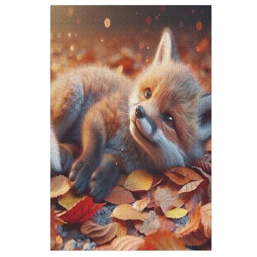 Fuchs Holzpuzzle 1000 Teile,Puzzles Für Erwachsene, Impossible Puzzle, Geschicklichkeitsspiel Für Die Ganze Familie,Home Dekoration Puzzle, Puzzle Kinder Legespiel 78×53cm Fuchs Holzpuzzle 1000 Teile,Puzzles Für Erwachsene, Impossible Puzzle, Geschicklichkeitsspiel Für Die Ganze Familie,Home Dekoration Puzzle, Puzzle Kinder Legespiel 78×53cm von AAPZY