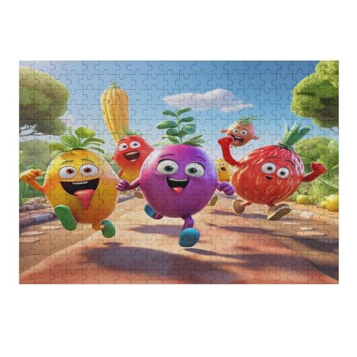 Gemüse Puzzles 300 Teile Erwachsener Kniffel Spaß Für Die Ganze Familie - 300 Puzzleteilige Motive, Holzpuzzle Kinder Erwachsene, Impossible Puzzle Schwer （40×28cm） von AAPZY