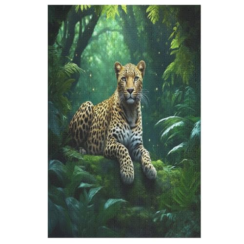 Gepard Holzpuzzle Erwachsene - 1000 Teiliges Jigsaw Knobelspiel - Puzzle Für Erwachsene & Kinder - Outdoor & Reisespielzeug - Geduldspiel 78×53cm von AAPZY