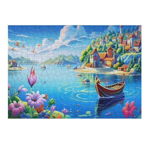 Holiday Bay Puzzles 300 Teile Erwachsener Kniffel Spaß Für Die Ganze Familie - 300 Puzzleteilige Motive, Holzpuzzle Kinder Erwachsene, Impossible Puzzle Schwer （40×28cm） von AAPZY