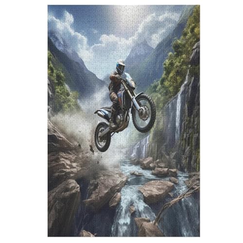 Holzpuzzle Motocross Puzzle 1000 Teile Erwachsene Klassische Pädagogisches Spielzeug Kinder Lernspiel Herausforderndes Puzzles Raumdekoration Detailreiches Geschenk 78×53cm Holzpuzzle Motocross Puzzle 1000 Teile Erwachsene Klassische Pädagogisches Spielzeug Kinder Lernspiel Herausforderndes Puzzles Raumdekoration Detailreiches Geschenk 78×53cm von AAPZY