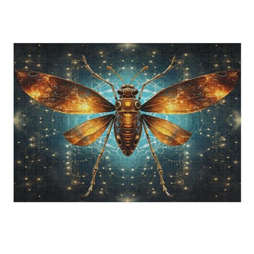 Insekten Puzzle 300 Teile,Puzzles Für Erwachsene, Impossible Puzzle, Geschicklichkeitsspiel Für Die Ganze Familie, Puzzle Kinder,Holzpuzzle-Geschenk,Raumdekoration, （40×28cm） von AAPZY