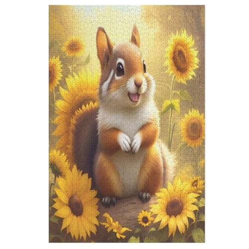 Kaninchen Puzzles 1000 Teile Erwachsener Kniffel Spaß Für Die Ganze Familie - 1000 Puzzleteilige Motive, Holzpuzzle Kinder Erwachsene, Impossible Puzzle Schwer （78×53cm） von AAPZY