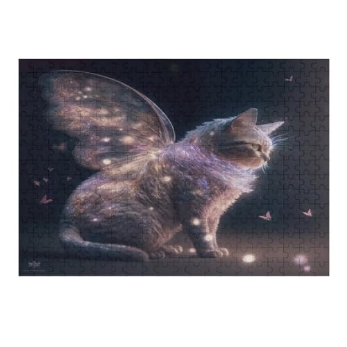 Katze Puzzles 300 Teile Erwachsener Kniffel Spaß Für Die Ganze Familie - 300 Puzzleteilige Motive, Holzpuzzle Kinder Erwachsene, Impossible Puzzle Schwer （40×28cm） von AAPZY