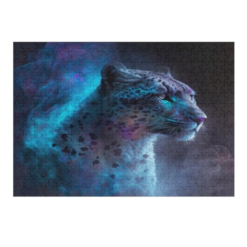 Leopard 300 Teile Puzzle, Holzpuzzle, Puzzles Für Erwachsene Kinder, 300 Teile Puzzle Für Jugendliche & Erwachsene Lernspiel Herausforderungsspielzeug （40×28cm） von AAPZY