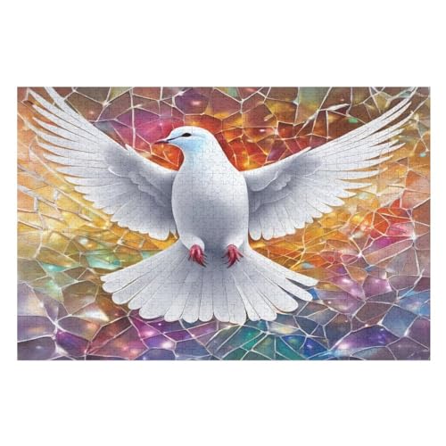 Möwe -Puzzle, 1000 Teile,Holzpuzzle Für Erwachsene Kinder, Lustiges Spielzeug, Denkspiel, Spielzeug, Bildungsspiel, Herausforderung, Pädagogisch, （75×50cm） von AAPZY