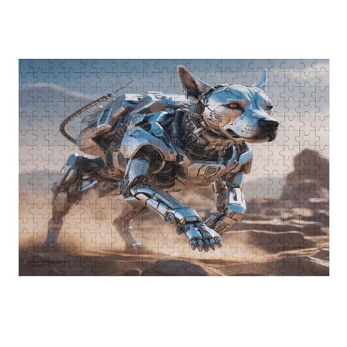 Niedlicher Hund 300 Teile Puzzle Für Erwachsene, Herausforderung Puzzles - Familienpuzzle Verringerter Druck Schwieriges Puzzle Rahmen Holzpuzzle Für Erwachsene Kinder 12+ （40×28cm） von AAPZY