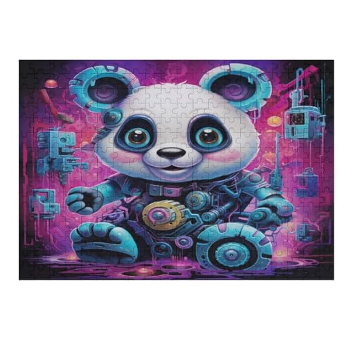 Panda Puzzles 300 Teile Erwachsener Kniffel Spaß Für Die Ganze Familie - 300 Puzzleteilige Motive, Holzpuzzle Kinder Erwachsene, Impossible Puzzle Schwer （40×28cm） von AAPZY