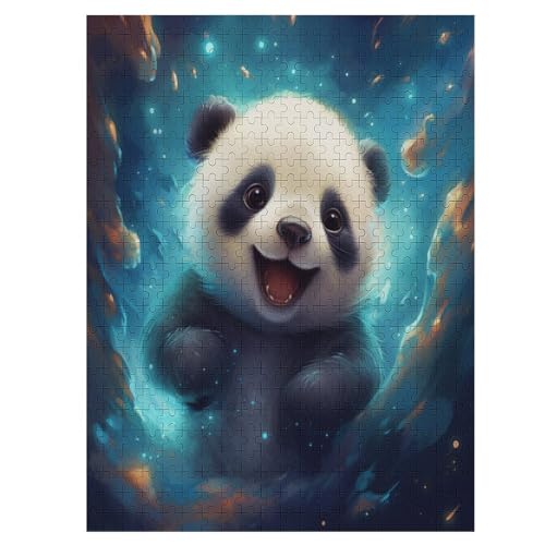 Panda Puzzles 500 Teile Erwachsener Kniffel Spaß Für Die Ganze Familie - 500 Puzzleteilige Motive, Holzpuzzle Kinder Erwachsene, Impossible Puzzle Schwer （55×41cm） von AAPZY