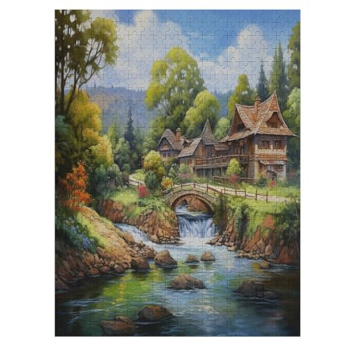 Paradies Puzzles 500 Teile Erwachsener Kniffel Spaß Für Die Ganze Familie - 500 Puzzleteilige Motive, Holzpuzzle Kinder Erwachsene, Impossible Puzzle Schwer （55×41cm） von AAPZY