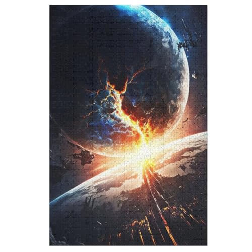 Pilz Starry Sky-Puzzle Für Erwachsene, 1000-teilige Puzzles Für Teenager Und Kinder, Kreative Puzzles Für Die Familie, Herausfordernde Spiele, Spielzeug, Geschenke （78×53cm） von AAPZY