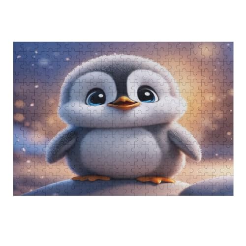 Pinguin Puzzles 300 Teile Erwachsener Kniffel Spaß Für Die Ganze Familie - 300 Puzzleteilige Motive, Holzpuzzle Kinder Erwachsene, Impossible Puzzle Schwer （40×28cm） von AAPZY