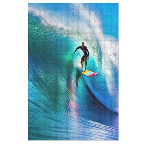 Puzzle 1000 Teile Erwachsene Surf Holzpuzzle Für Erwachsene Lernspiel Herausforderungsspielzeug 1000-teilige The Puzzles Für Erwachsene Kinder 78×53cm Puzzle 1000 Teile Erwachsene Surf Holzpuzzle Für Erwachsene Lernspiel Herausforderungsspielzeug 1000-teilige The Puzzles Für Erwachsene Kinder 78×53cm von AAPZY