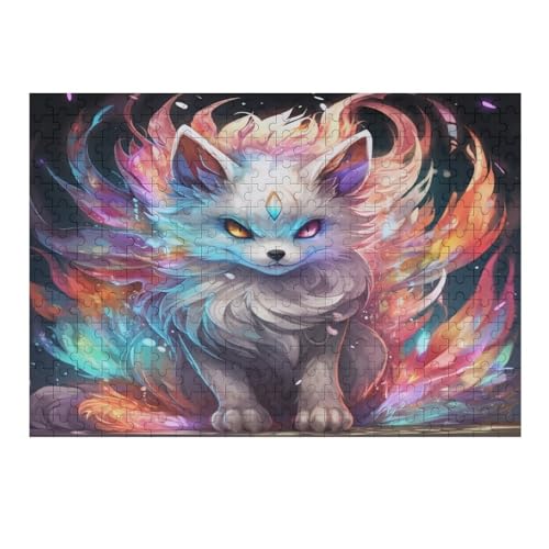 Puzzle 300 Teile Erwachsene Fuchs Holzpuzzle Für Erwachsene Lernspiel Herausforderungsspielzeug 300-teilige The Puzzles Für Erwachsene Kinder （40×28cm） von AAPZY