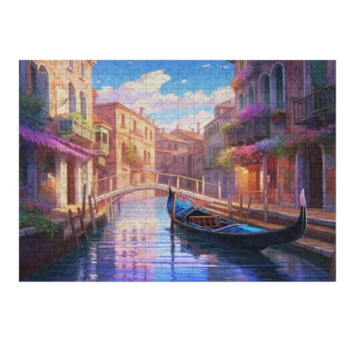 Puzzle 300 Teile Erwachsene Venice Water City Holzpuzzle Für Erwachsene Lernspiel Herausforderungsspielzeug 300-teilige The Puzzles Für Erwachsene Kinder （40×28cm） von AAPZY