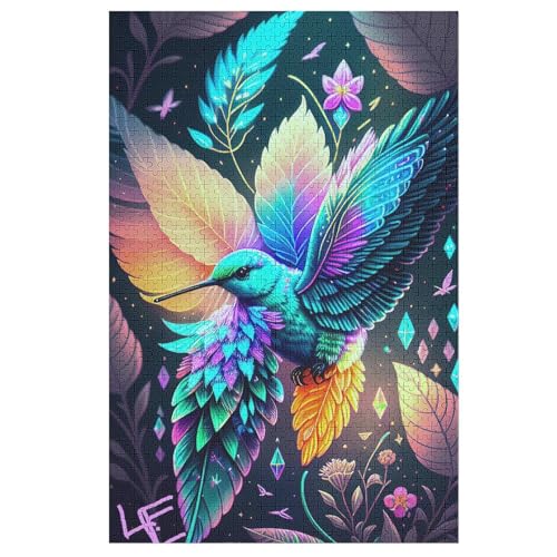 Puzzle Für Erwachsene, 1000 Teile, Kolibri, Holzpuzzle, Holzpuzzle, Geburtstagsgeschenke, Puzzle, Wanddekoration 78×53cm Puzzle Für Erwachsene, 1000 Teile, Kolibri, Holzpuzzle, Holzpuzzle, Geburtstagsgeschenke, Puzzle, Wanddekoration 78×53cm von AAPZY