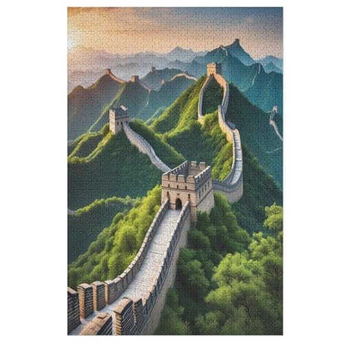 AAPZY Puzzle Für Erwachsene, Chinesische Mauer - 1000-teiliges Holzpuzzle, Geeignet Ab 12 Jahren, Tolles Geschenk 78×53cm AAPZY Puzzle Für Erwachsene, Chinesische Mauer - 1000-teiliges Holzpuzzle, Geeignet Ab 12 Jahren, Tolles Geschenk 78×53cm von AAPZY