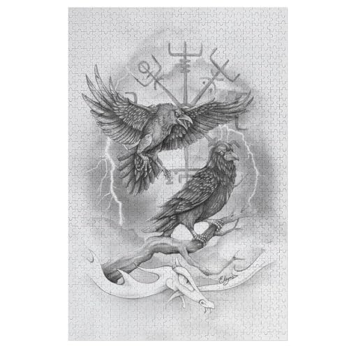 Puzzle Für Erwachsene, Wikinger Mythos, 1000 Puzzleteile Für Kinder, Holzpuzzles, Geeignet Für Erwachsene, Lernspiel, Herausforderungsspielzeug 78×53cm Puzzle Für Erwachsene, Wikinger Mythos, 1000 Puzzleteile Für Kinder, Holzpuzzles, Geeignet Für Erwachsene, Lernspiel, Herausforderungsspielzeug 78×53cm von AAPZY