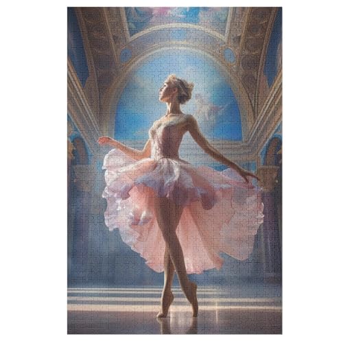 Puzzles Für Erwachsene, Ballett Puzzle, 1000 Teile, Kreatives Puzzle, Geistiges Spielzeug, Kinder, Montagespiele 78×53cm Puzzles Für Erwachsene, Ballett Puzzle, 1000 Teile, Kreatives Puzzle, Geistiges Spielzeug, Kinder, Montagespiele 78×53cm von AAPZY