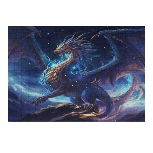 Puzzles Für Erwachsene, Drachen Puzzles Für Erwachsene, 300-teiliges Holzpuzzle, Geeignet Für Kinder Ab 12 Jahren, Die Pädagogische Puzzles Lernen （40×28cm） von AAPZY